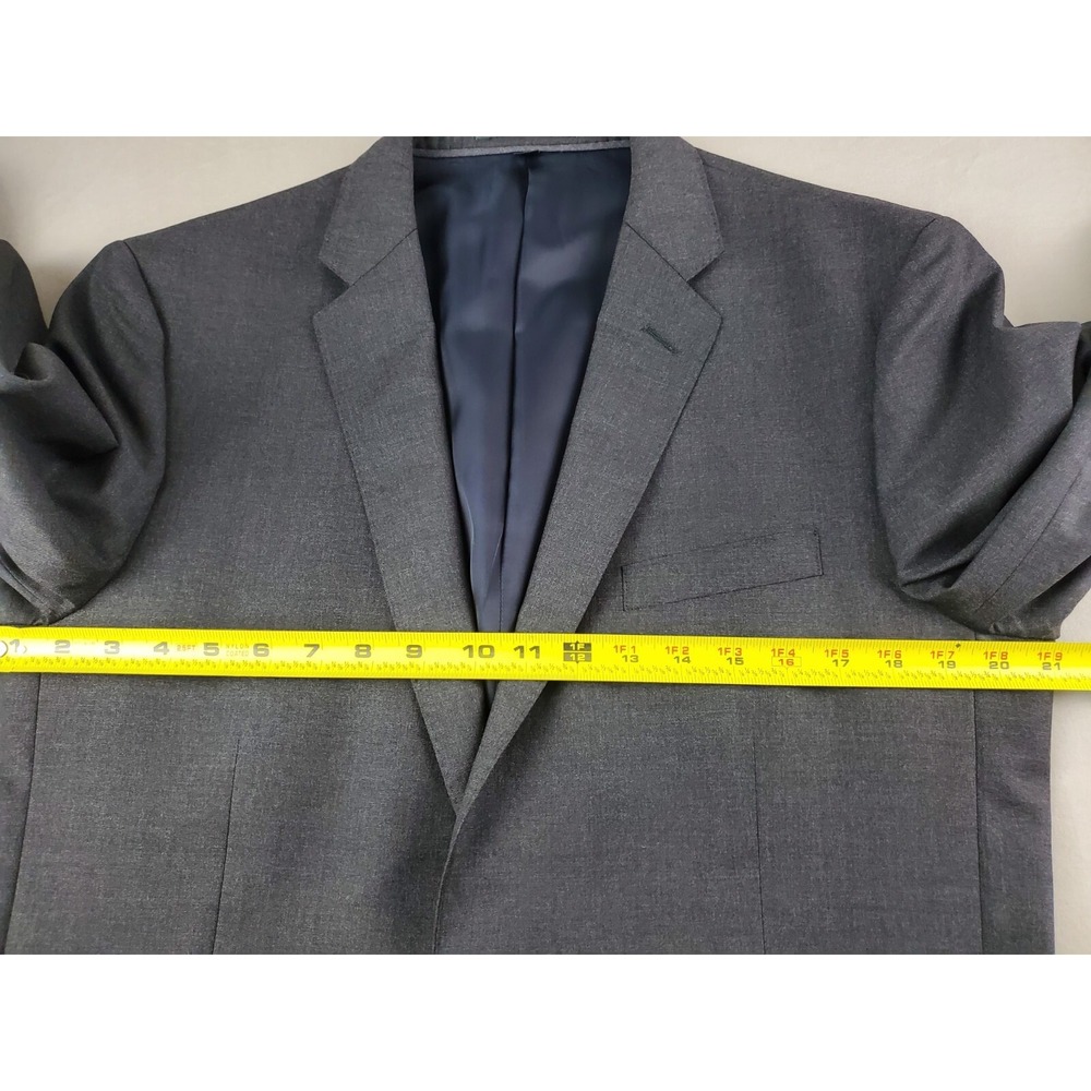 J.Crew Ludlow Loro Piana Blazer Gray 42 L Charcoal Wool Super 120s Suit Jacket - Picture 15 of 16